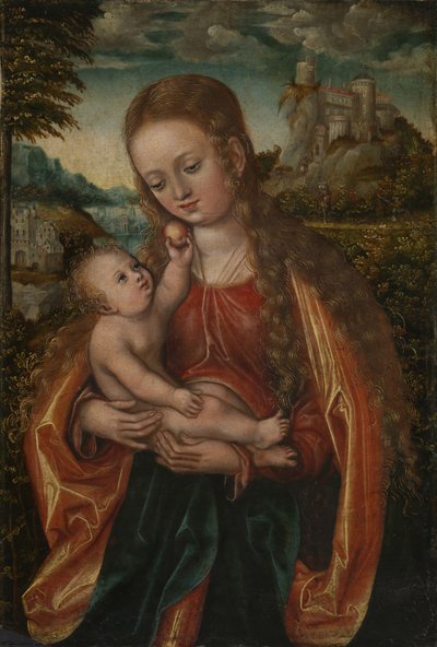 Madonna and Child by Workshop of Lucas Cranach the Elder  